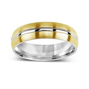 Snubný oceľový prsteň VERNON veľkosť obvod 61 mm