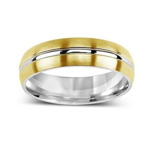 Snubný oceľový prsteň VERNON veľkosť obvod 51 mm