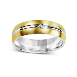Oceľový snubný prsteň pre ženy VERNON veľkosť obvod 56 mm