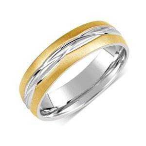 L'AMOUR snubný prsteň pre mužov aj ženy z chirurgickej ocele veľkosť obvod 69 mm