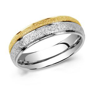 Snubný oceľový prsteň FLERS veľkosť obvod 47 mm