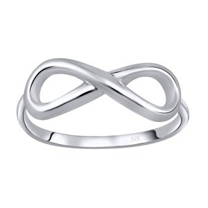 Dámsky celostrieborný prsteň INFINITY veľkosť obvod 53 mm