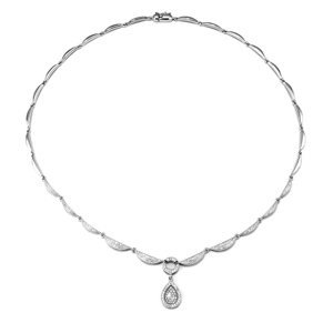 Luxusný strieborný náhrdelník AMARIS s micro zirkónia