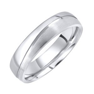 Snubný oceľový prsteň GLAMIS pre mužov aj ženy veľkosť obvod 70 mm