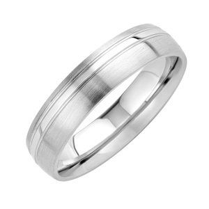 Snubný oceľový prsteň PHOENIX pre mužov aj ženy veľkosť obvod 47 mm