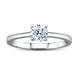 Strieborný prsteň MADISON so Swarovski® Zirconia veľkosť obvod 50 mm