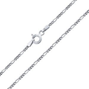 Strieborný náhrdelník Figaro variant 70 cm