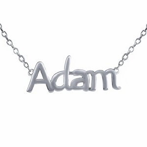 Strieborná retiazka s menom Adam