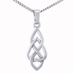 Strieborný náhrdelník s príveskom keltský štýl