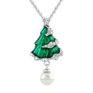 Strieborný náhrdelník stromček Failo s Brilliance Zirconia