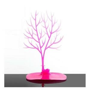 Ružový stojan na šperky v tvare stromu