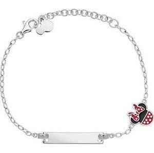 DISNEY Minnie Mouse stříbrný náramek BS00050SL-55.CS