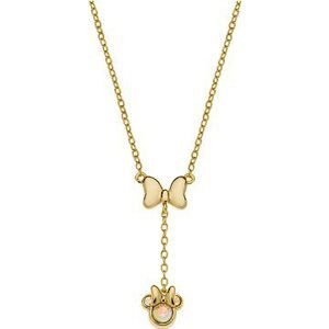 DISNEY Minnie Mouse stříbrný náhrdelník pozlacený NS00054YRCL-157.CS
