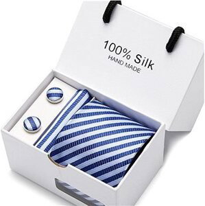 Gaira Manžetové gombíky s vreckovkou a kravatou 7081-55