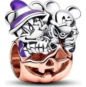 PANDORA Disney Mickey Mouse a Minnie Mouse Halloweenská tekvica 782816C01