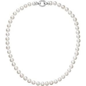EVOLUTION GROUP 22003.1 strieborný perlový náhrdelník (Ag925/1000, 35,0 g)
