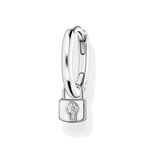 THOMAS SABO kusová náušnica Padlock silver CR700-051-14