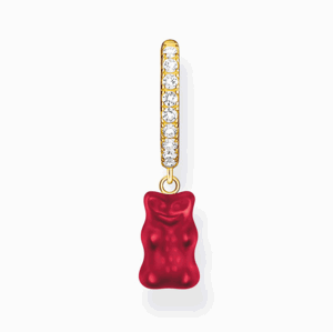 THOMAS SABO x HARIBO kusová náušnica Red goldbear CR726-414-10