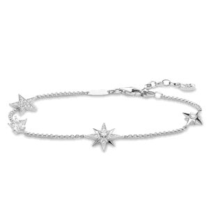 THOMAS SABO strieborný náramok Stars silver A1916-051-14-L19V