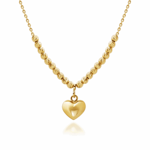 SOFIA zlatý náhrdelník so srdiečkom LVLLV46-6