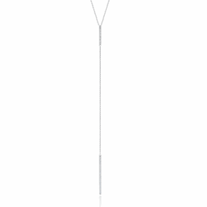 SOFIA strieborný náhrdelník so zirkónovými paličkami CJMJ2784N