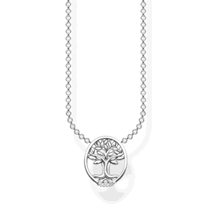 THOMAS SABO náhrdelník Tree of Love with white stones KE2126-051-14-L45V