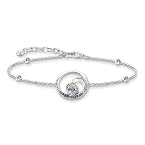 THOMAS SABO strieborný náramok Wave with stones A2045-644-1-L19V