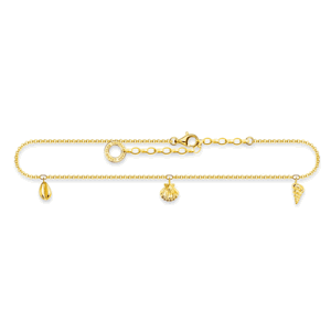 THOMAS SABO retiazka na nohu Shells gold AK0037-413-39