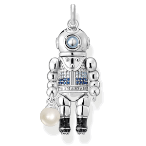 THOMAS SABO prívesok Diver with pearl and blue stones PE933-516-7