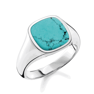 THOMAS SABO prsteň Turquoise TR2332-404-17