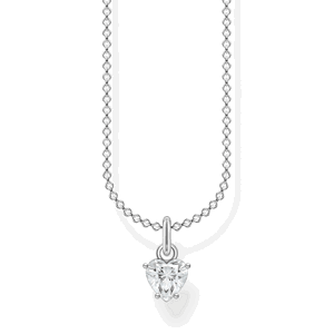 THOMAS SABO náhrdelník White stones heart SCKE150325