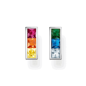 THOMAS SABO náušnice Colourful stones silver H2250-477-7