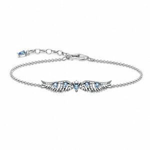 THOMAS SABO náramok Phoenix wing with blue stones silver A2069-644-1-L19v