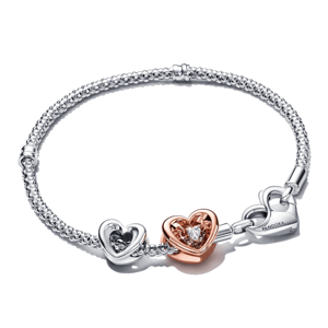 PANDORA náramok Hearts 592453C00+792492C00+782493C01