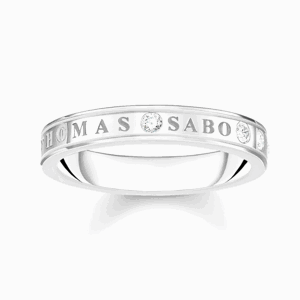 THOMAS SABO prsteň White stones silver TR2253-051-14