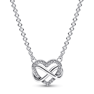 PANDORA náhrdelník Srdce s nekonečnom 392666C01-50