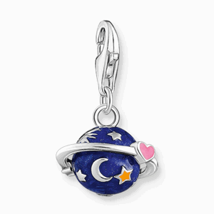 THOMAS SABO strieborný prívesok charm Saturn 2041-041-7