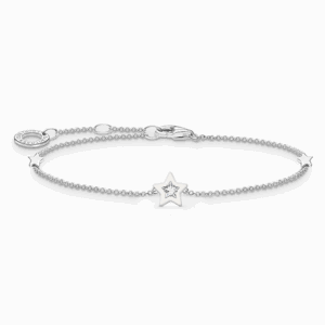 THOMAS SABO strieborný náramok White star A2136-041-14 -L19V