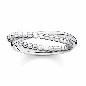 THOMAS SABO prsteň Ring double dots silver TR2321-001-21