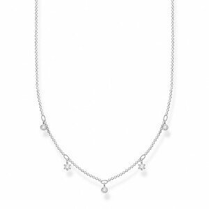 THOMAS SABO náhrdelník White stones silver KE2071-051-14-L45v