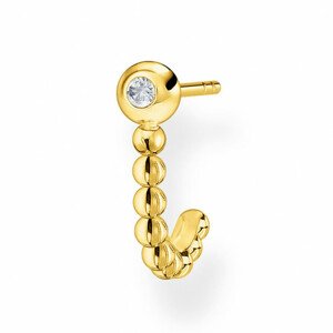 THOMAS SABO kusová náušnica Dots gold H2160-414-14