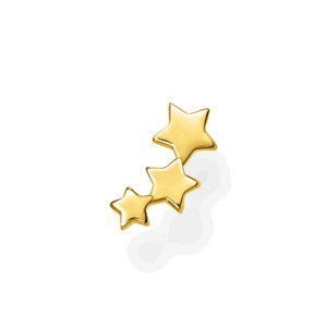 THOMAS SABO kusová náušnica Stars gold H2142-413-39