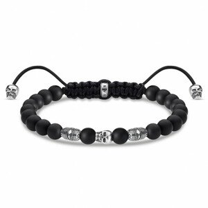 THOMAS SABO náramok Black Skull A1945-811-11-L22v