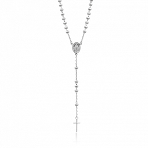SOFIA strieborný ružencový náhrdelník CONOC81634