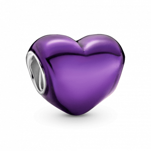PANDORA korálka Metalické srdce 799291C01