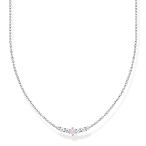 THOMAS SABO náhrdelník Vintage shimmering pink opal colour effect KE2093-166-7-L42V