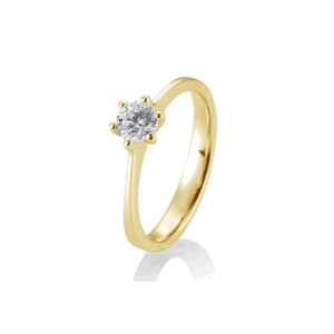 SOFIA DIAMONDS prsteň zo žltého zlata s diamantom 0,50 ct BE41/84833-Y