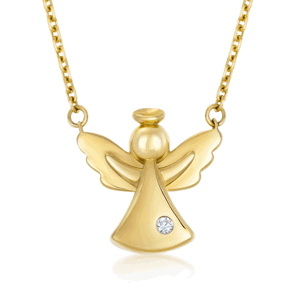 SOFIA zlatý náhrdelník anjel AUALMA54J2P-AU