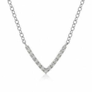 SOFIA strieborný náhrdelník so zirkónmi AEAN0606Z/R42+5