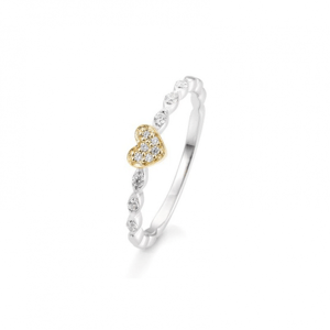 SOFIA DIAMONDS zlatý prsteň s diamantmi BE41/05710-G+W